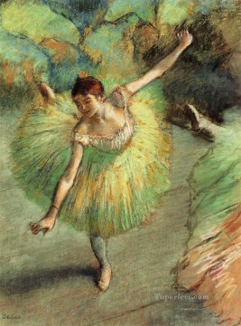 Edgar Degas Painting - dancer tilting Edgar Degas